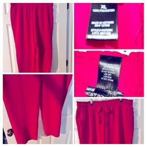 Women’s Hot Pink Dress pants size XL NWOT